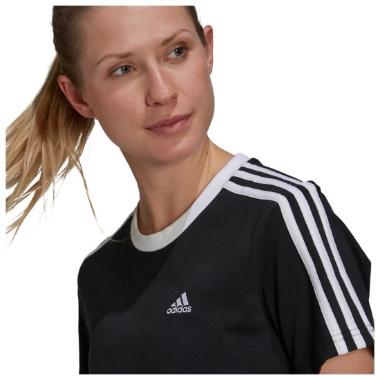 Adidas Γυναικεία κοντομάνικη μπλούζα Essentials 3-Stripes Tee